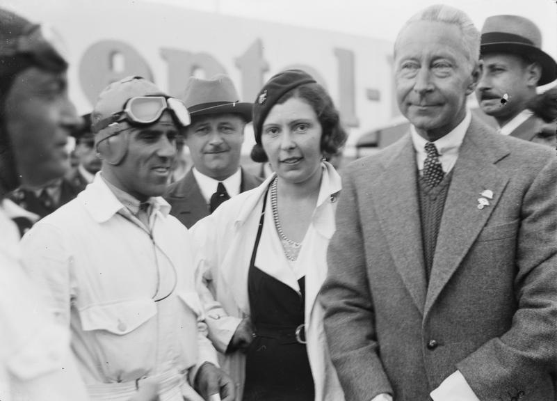 The Crown Prince with Tazio Nuvolari and the Princess Wrede