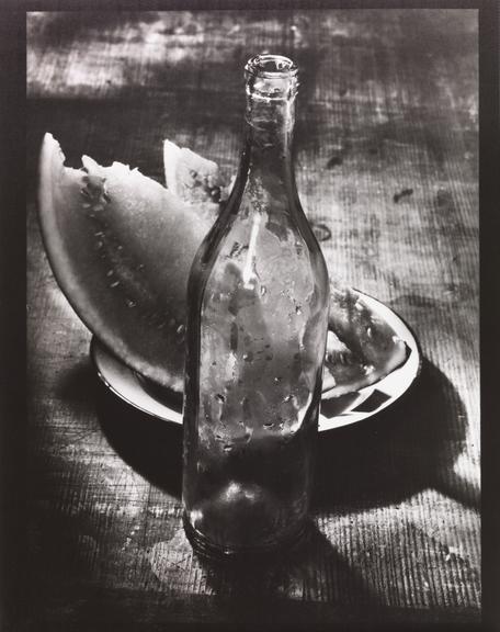 Still Life With Watermelon and Bottle