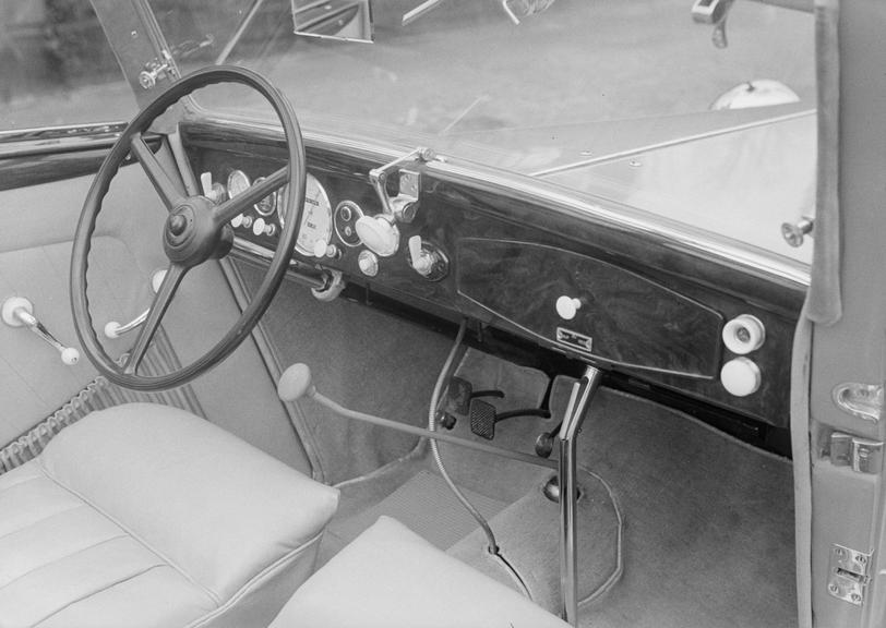 Interior & dashboard of a BMW car