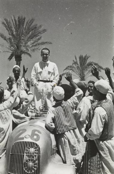 Rudolf Caracciola hailed by Libyan locals