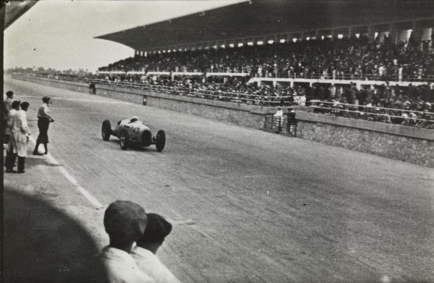 Achille Varzi on the racing track