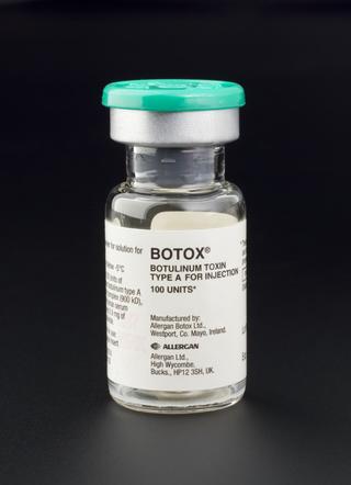 Glass vial of 'BoTox', Ireland, 1998