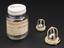 Starr-Edwards mitral and aortic artificial heart valves, used