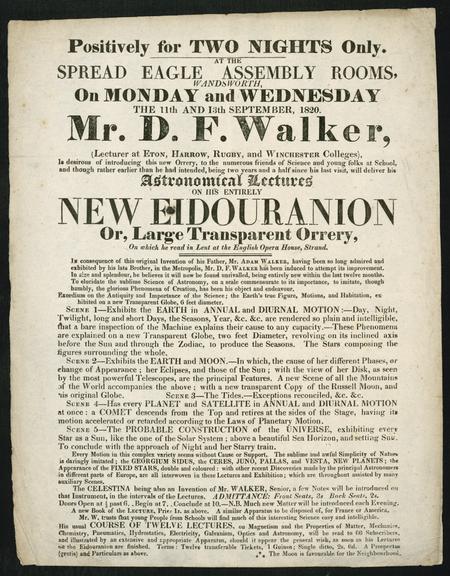 Astronomical Lectures on his entirely New Eidouranion