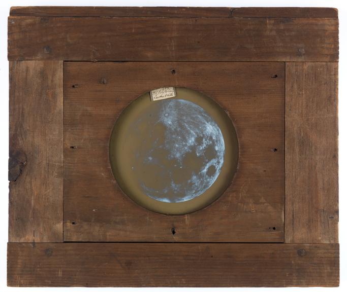 Royal Polytechnic Institution magic lantern slide: Moon