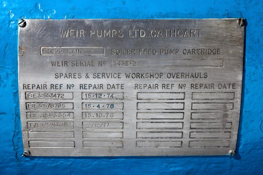 Water Pump by Weir Pumps Ltd Science Museum Group Collection