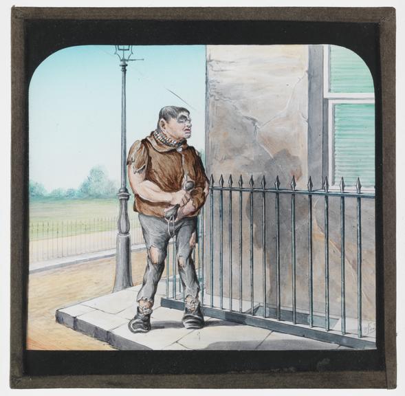 Magic lantern slide: The House That Jack Built