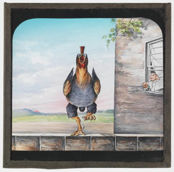 Magic lantern slide: The House That Jack Built