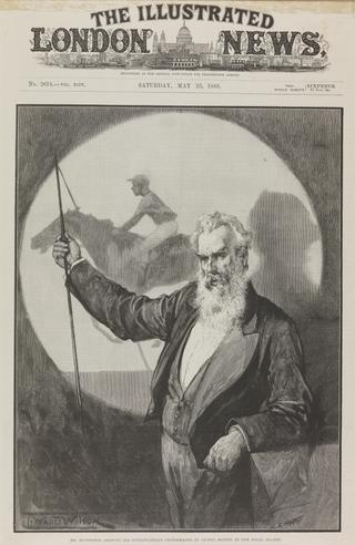 Two mounted pages from the Illustrated London News