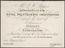 Invitation card from the Royal Polytechnic Institute to a