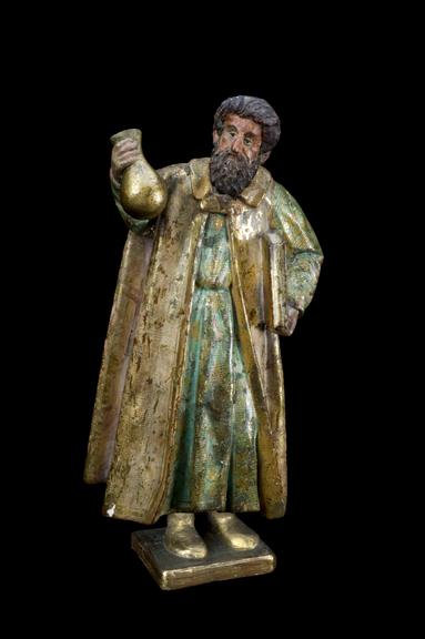 Wooden statue of St Cosmas, Spain, 1770-1850