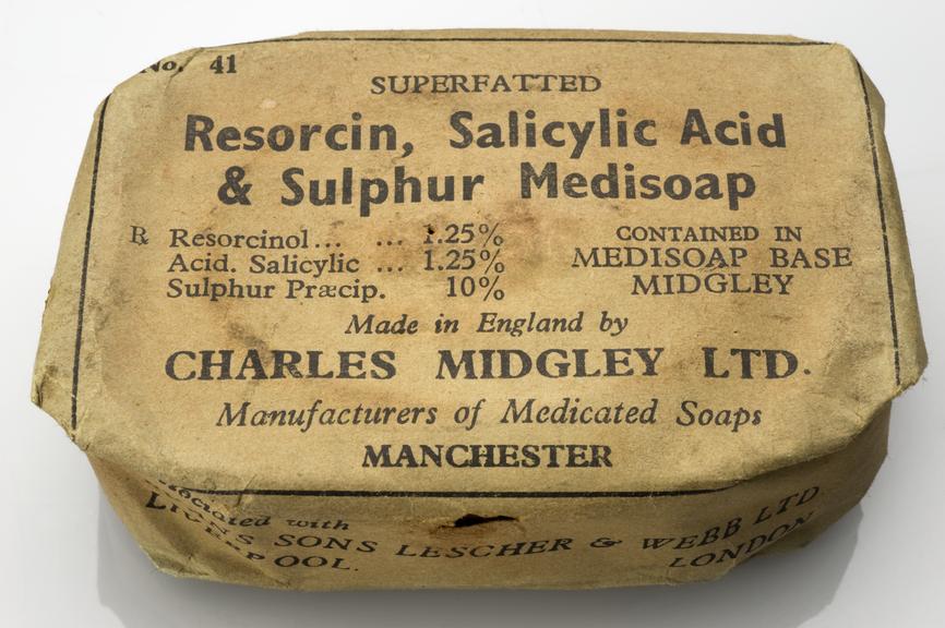 One of four cakes of soap (A631019)  by Charles Midgeley