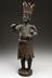 Carved wooden figure of a Virginian Indian, English