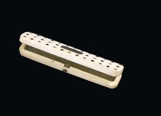 Ivory toothpick case, England, 1801-1850