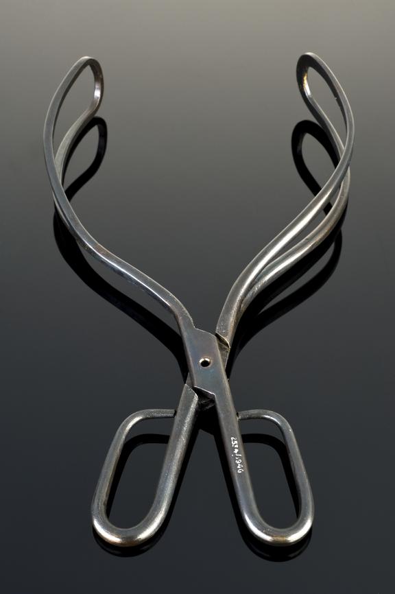 Forceps, obstetrical, Chamberlen, steel, 1680-1750