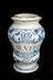 Italian storage vase, C18 blue and white, perhaps Ligurian