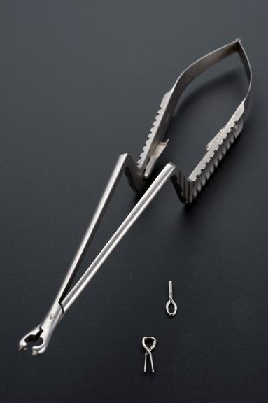 A616252 Compression forceps, for Yasargil clips, metal