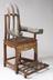 Wooden torture chair, Chinese, 1701-1900