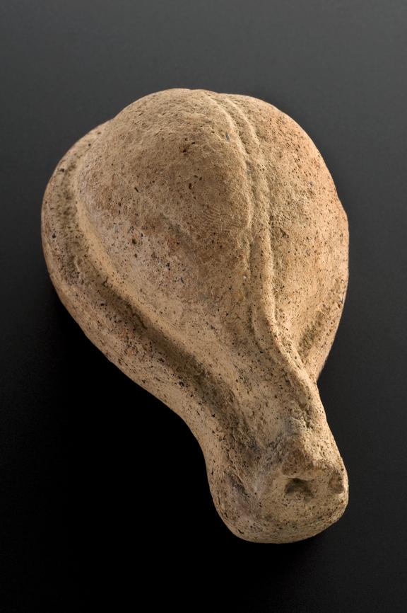 Votive bladder, terracotta, Etrusco-Roman, 200BC-200AD