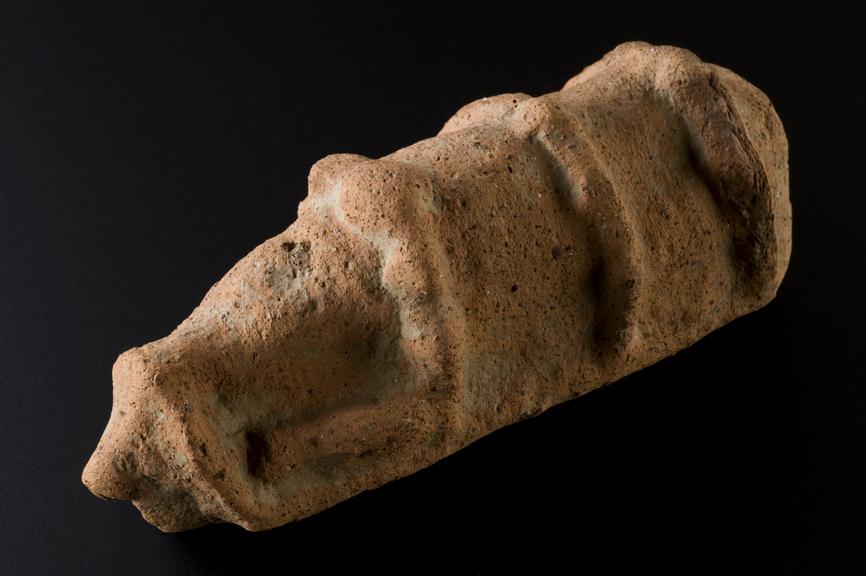 Votive trachea, terracotta, Roman, 200BC-200AD