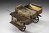 Model ambulance, of Tuffnel, wood