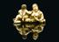 Ivory netsuke, in the form of a mother breast feeding a child