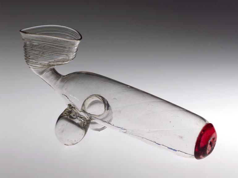 Glass female urinal, Europe, 1701-1800