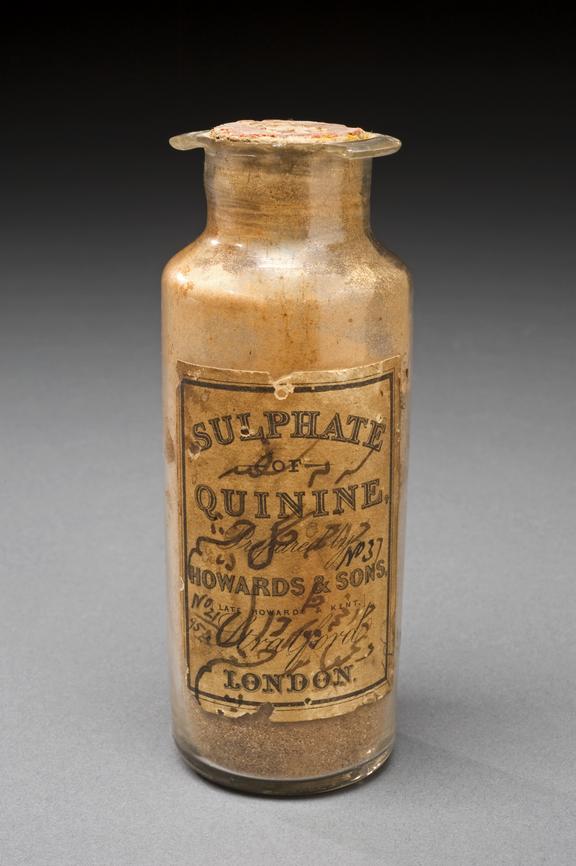 Unidentified drug in quinine sulphate bottle