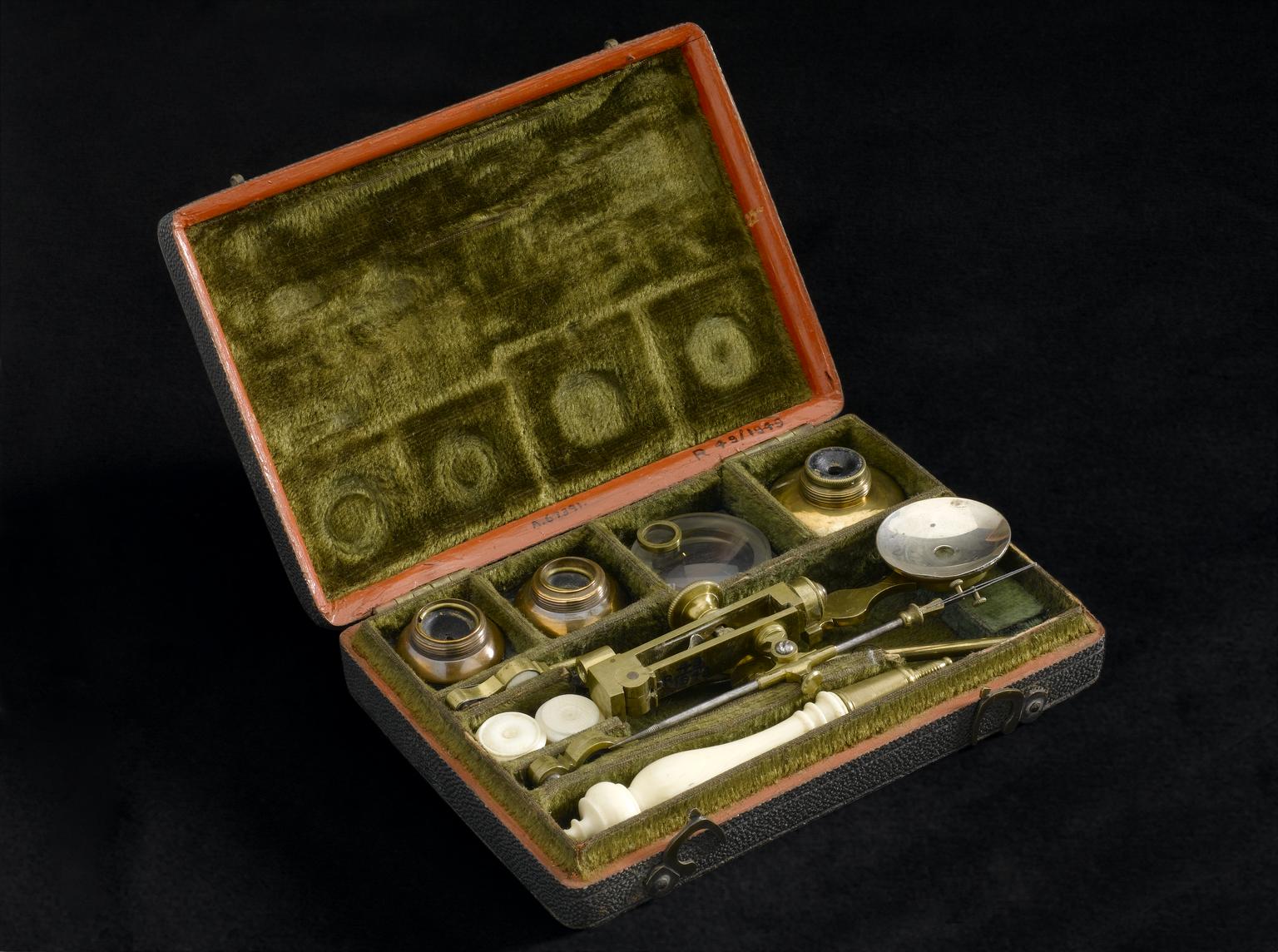 Compass Microscope Compass microscope, England, 1731-1770 | Science Museum Group Collection