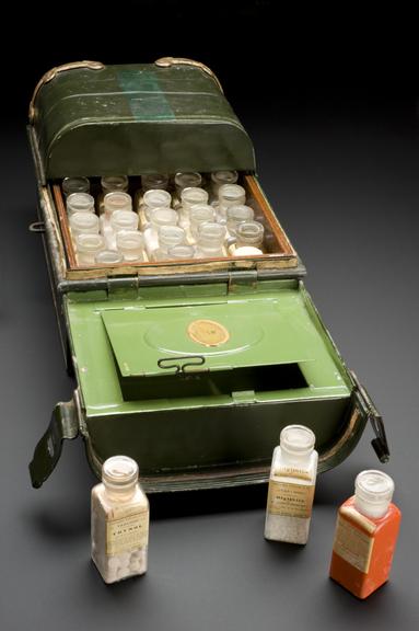 Medicine chest used by Teddy Roosevelt.