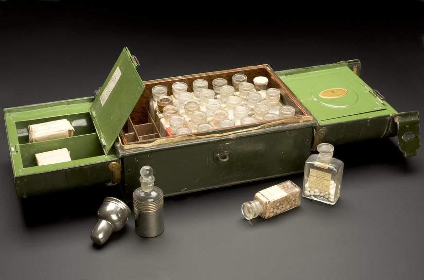 Medicine chest used by Teddy Roosevelt.