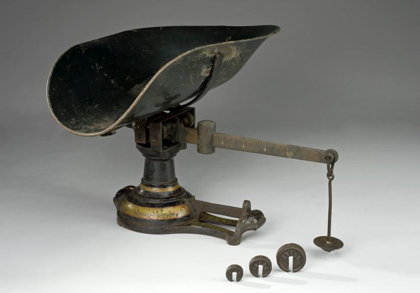 Infant weighing machine from Liverpool Infirmary, c