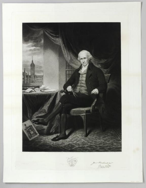 Portrait of James Watt, F.R.S. (1736-1819) Engineer