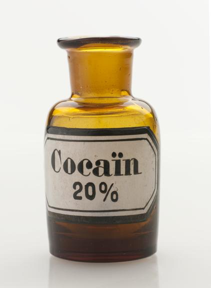 Bottle for cocaine solution