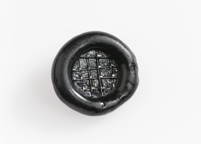 Arabic glass standard weight  for unknown coin (5.79g) (coin weight; standard weight; glass weight)