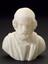 Reproduction in alabaster, bust of Homer, 7" high. Front view