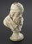 1 Plaster bust on pedestal, of Aristotle