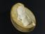 Plaster mould, Boulton death mask, oval 3 3/4" x 3"