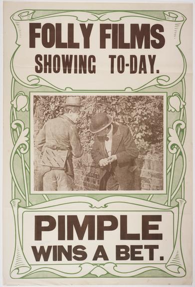 Film Poster - 'Pimple Wins a Bet'.