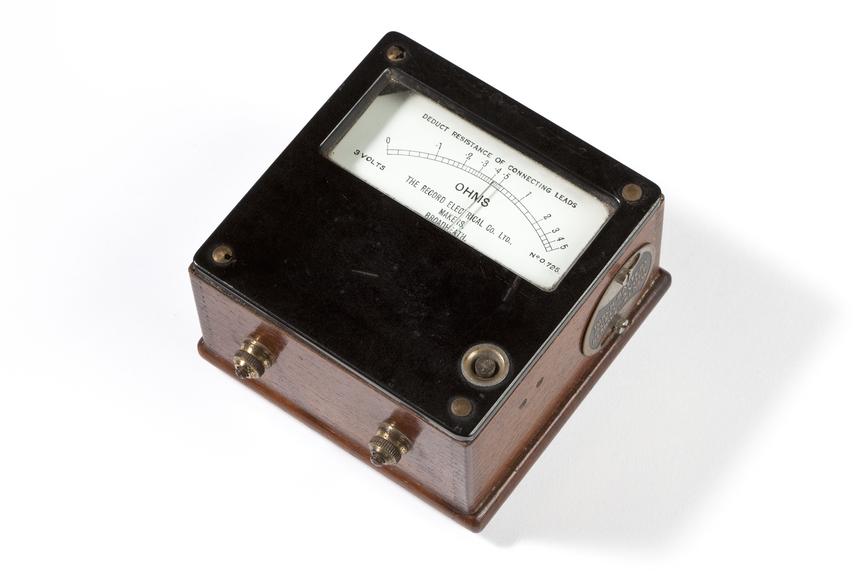 Ohmmeter made by Record of Broadheath
