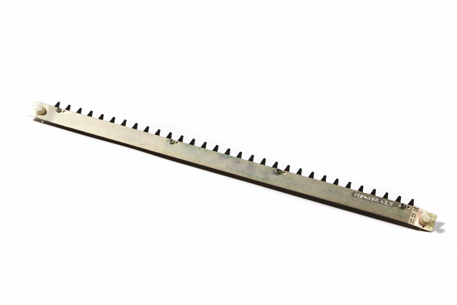PCB retention bar made by Computer Technology Ltd | Science Museum ...