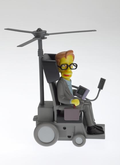 Dr Stephen Hawking Simpsons World of Springfield interactive figure.