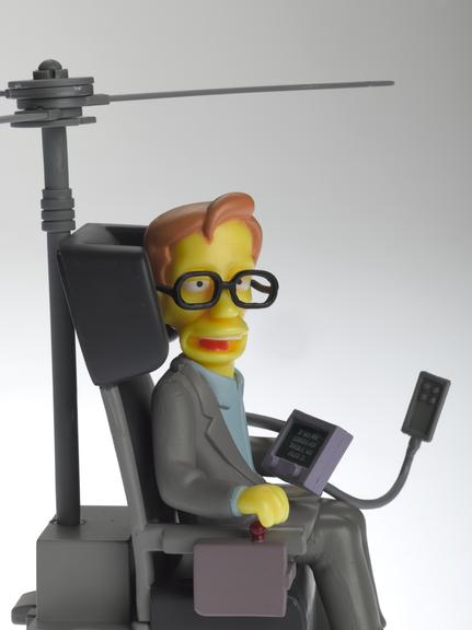 Dr Stephen Hawking Simpsons World of Springfield interactive figure.