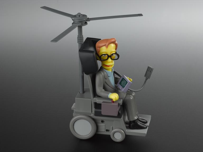 Dr Stephen Hawking Simpsons World of Springfield interactive figure.