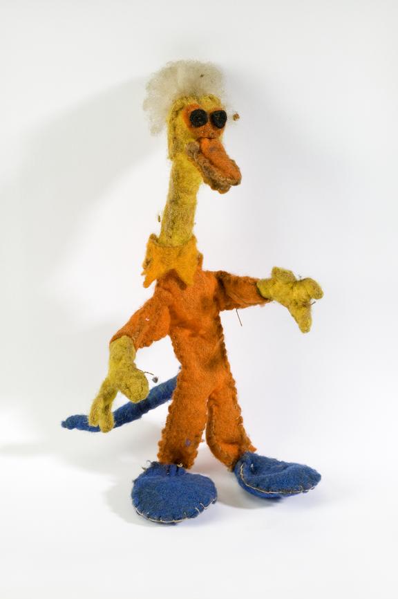 The earliest puppet made by Paul Berry as a child