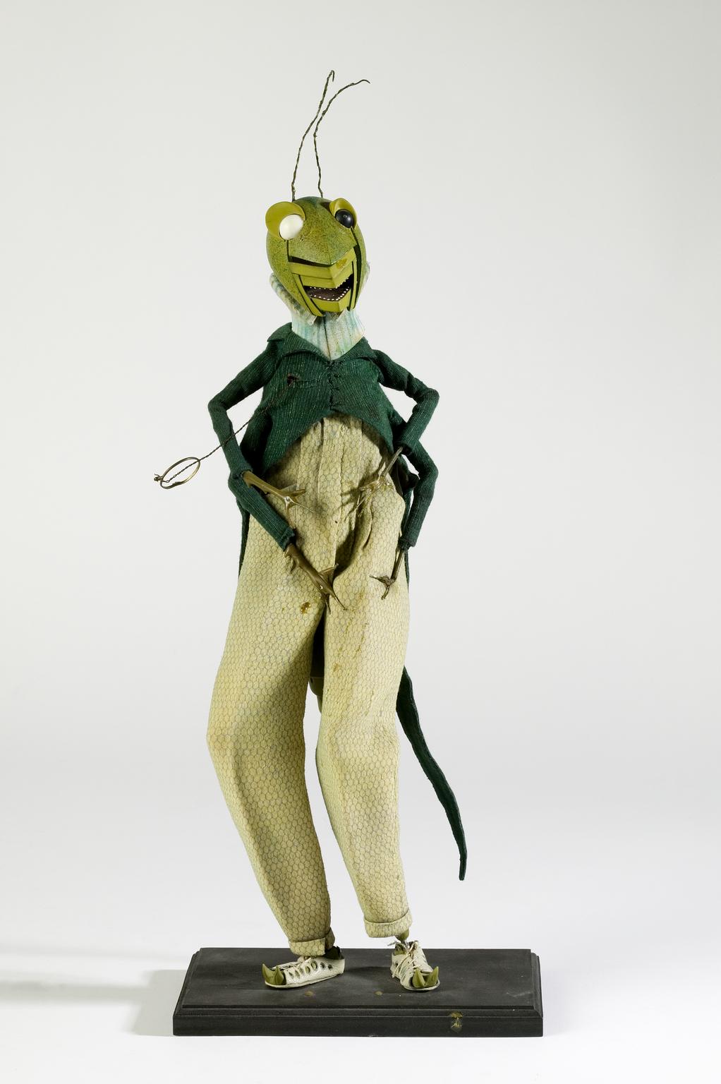 James and the Giant Peach グラスホッパー フィギュア Grasshopper character puppet from the 1996 Disney stop-motion