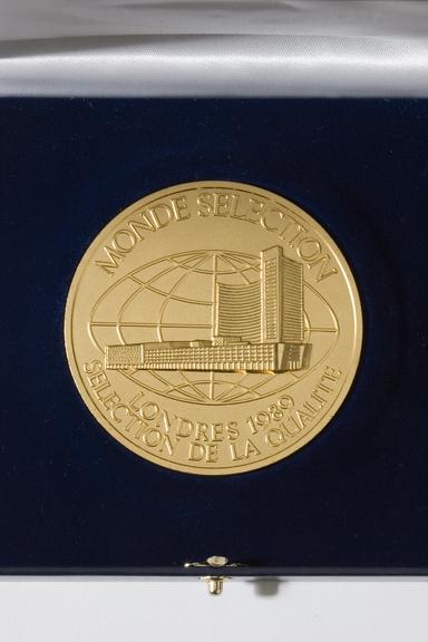 Monde Selection Medal Awarded to Boddingtons Brewery