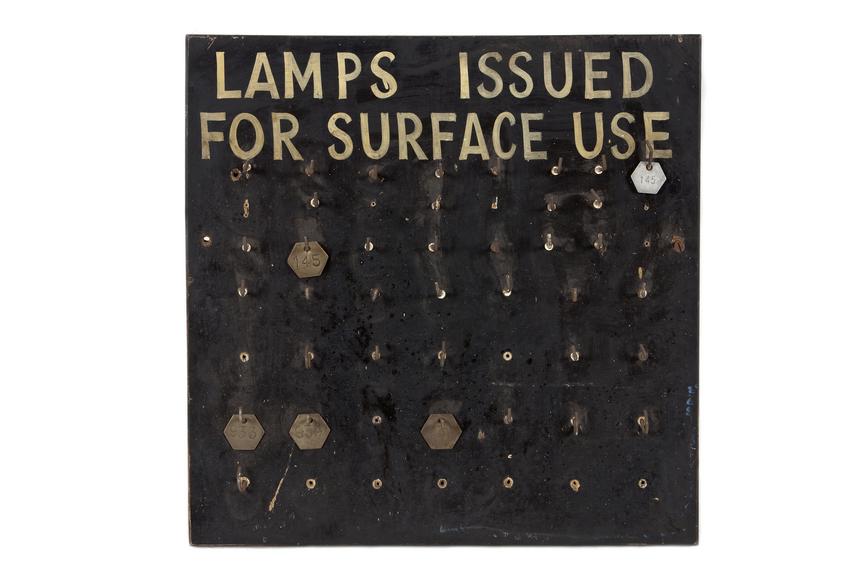 'Lamp Issued' tally board