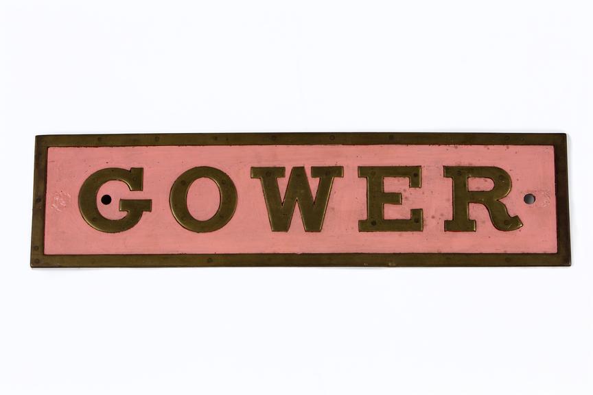 Sign: 'Gower...'