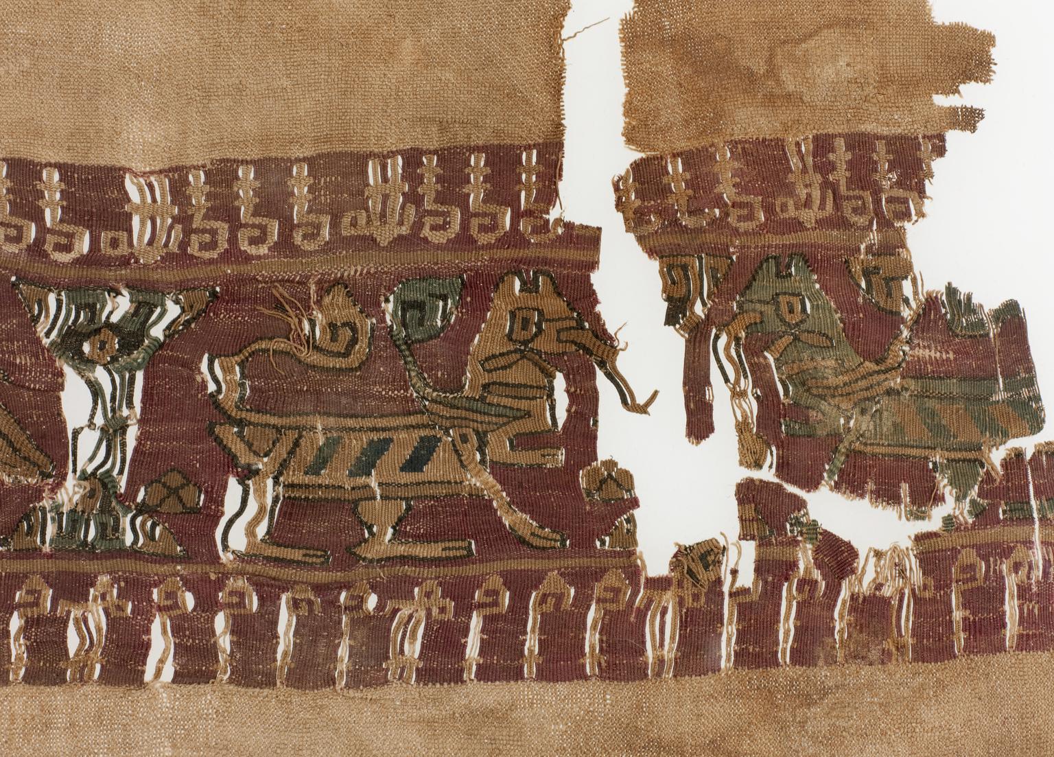 Fragment of Coptic linen textile